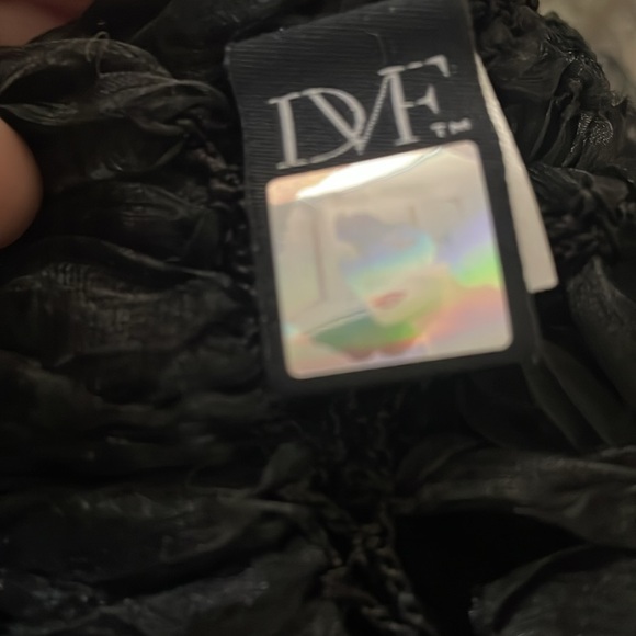 Diane Von Furstenberg NWT Crochet Flower Unique Sheer Dress with 2 Free Slips - Picture 13 of 17